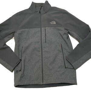 S / The North Face Men's soft shell Gray Jacket